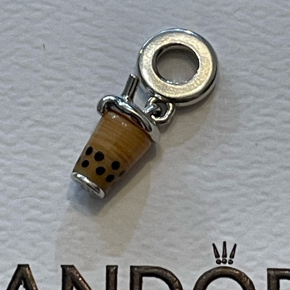 New Authentic Pandora Bubble Tea dangle charm - Picture 3 of 4
